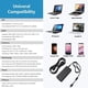 thumbnail image 1 of Cargador portátil USB C Tipo C de 45W YBRUZRUB Compatible con HP Chromebook, 1 of 2