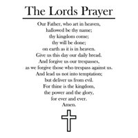 Rienda Libre Graphics - Decomural The Lords Prayer Christian Ws-42954