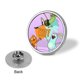 thumbnail image 3 of Kiff-Theme Round Button Badge: Premium Metal Construction, Ideal for High-End Events 2.8 cm, 3 of 6
