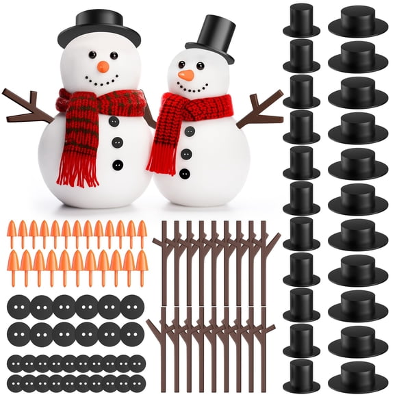 Kits de manualidades con muñecos de nieve Outivity, 600 unidades, para niños de invierno
