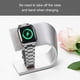 thumbnail image 5 of Correa de reloj iiteeology compatible con Apple de 44 mm con funda plateada, 5 of 7
