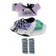 thumbnail image 1 of 1/12 Ropa Para Mu?ecas, Regalo Bonito Para Ni?as, Vestido, Accesorios Para Mu?ecas En Miniatura, Disfraz Violeta, 1 of 5