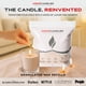thumbnail image 2 of Recarga de cera para velas LA Candle 2,3 kg, kit color nude arena, 2 of 8