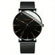 thumbnail image 1 of Stylish Round Quartz Watch with Geo Dial Analog Mesh Strap - Perfect for Men and Women!, 1 of 5