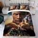 thumbnail image 4 of Black Adam Conjunto de sábanas temático, trío de piezas, cómodo y amigable con la piel, diseño único, regalo de decoración para el hogar para familiares, amigos y fans,173cm *218cm, 4 of 6
