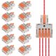 thumbnail image 1 of Conectores De Cables Con Palanca 1 Entrada 4 Salidas 28 12 Awg 10 Piezas, 1 of 6