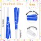 thumbnail image 2 of Pitos de fiesta senqiclound 17 cm azul, paquete de 12, con brillo, 2 of 6