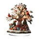 thumbnail image 5 of Letrero de árbol de Navidad 2D, decoración, adorno acrílico, artesanía, colección, obra de arte para decoración de mesa, decoración de mesa, gabinete, 5 of 5