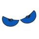 thumbnail image 1 of Etiqueta Engomada Del Coche De Los Ojos Grandes Etiqueta Linda Del Aire Acondicionado Dividido Para La Ventana Del Coche Bicicleta Azul, 1 of 6