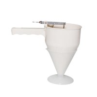 Bothyi - Dispensador De Masa Dispensador De Embudo Mezclador De Masa 8 Mm Para Hornear Postre Pastel Beige