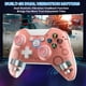thumbnail image 2 of Mando inalámbrico compatible con Xbox 360 y consola Slim - Joystick de 2,4 GHz, doble vibración, diseño ergonómico para PC Windows XP/7/8/10-Rosa, 2 of 6