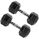 thumbnail image 1 of Par de Mancuernas Hexagonales Signature Fitness 11 kg con Recubrimiento de Goma, 1 of 4