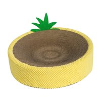 Magideal - Cama Rascadora De Cartón Para Gatos, Protector Redondo De Muebles De Cartón De 16 ""X 4"", Para Que Los Gatos Descansen Y Jueguen Para Rascars