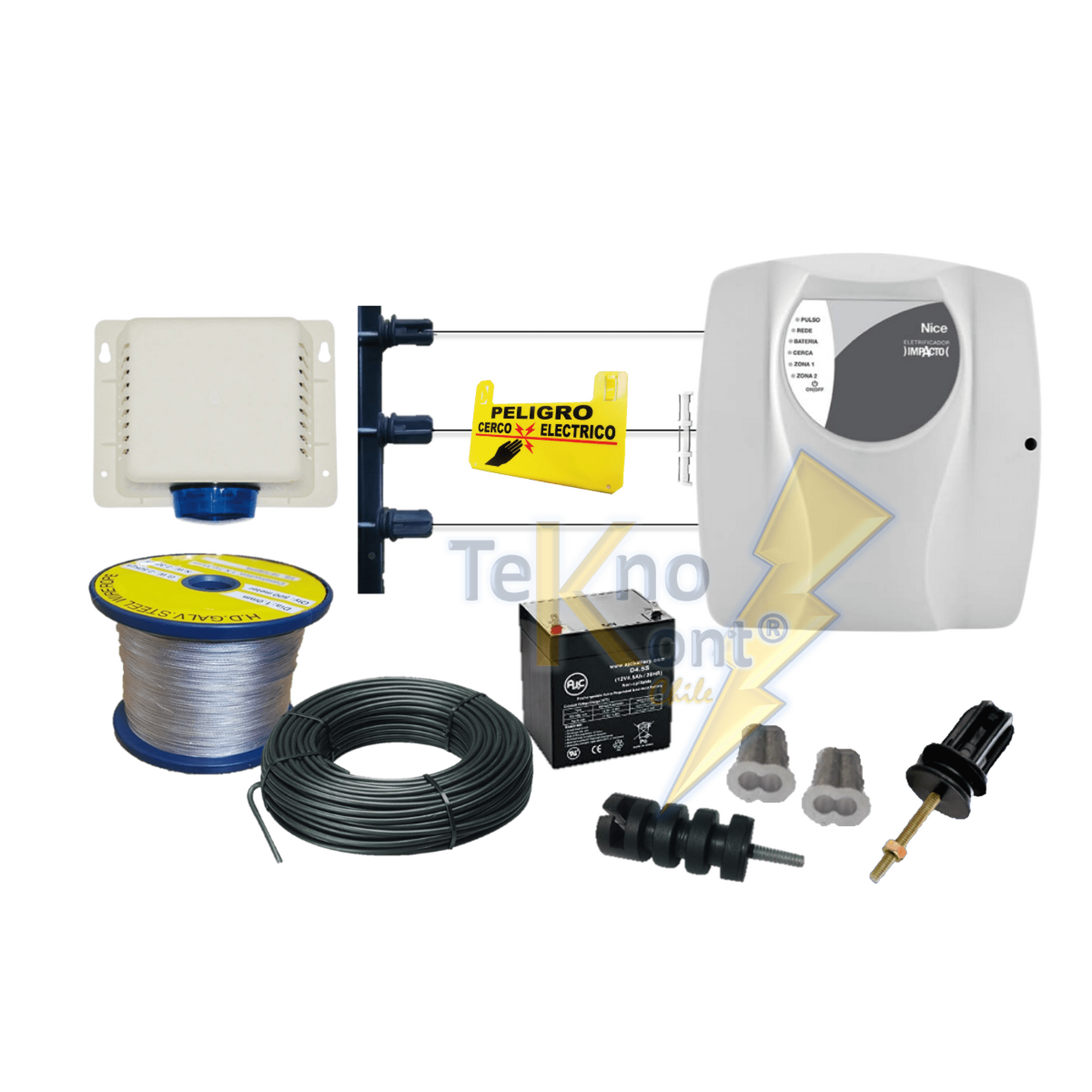 Kit 30 Metros Cerco Eléctrico Genno