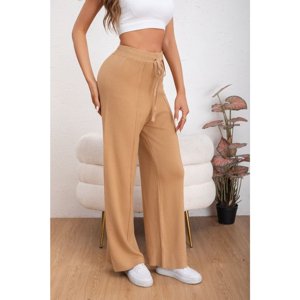 Likeshop - Pantalon Mujer Tipo Palazzo Lanilla Tiro Alto Full Elasticado 5056