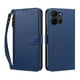 thumbnail image 1 of Funda Tipo Billetera para TCL K33 con Soporte y Bolsillo con Cierre Azul profundo, 1 of 1