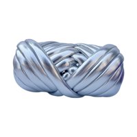 Magideal - Hilo Grueso Jumbo Longitud Del Hilo 590 Pulgadas Hilo Voluminoso Hilo De Peso Voluminoso Hilo Para La Alfombra De Almohada Que Hace Bufanda De , Plata