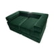 thumbnail image 3 of Sofa Cama Arkos Dos Cuerpos En Felpa Verde, 3 of 3