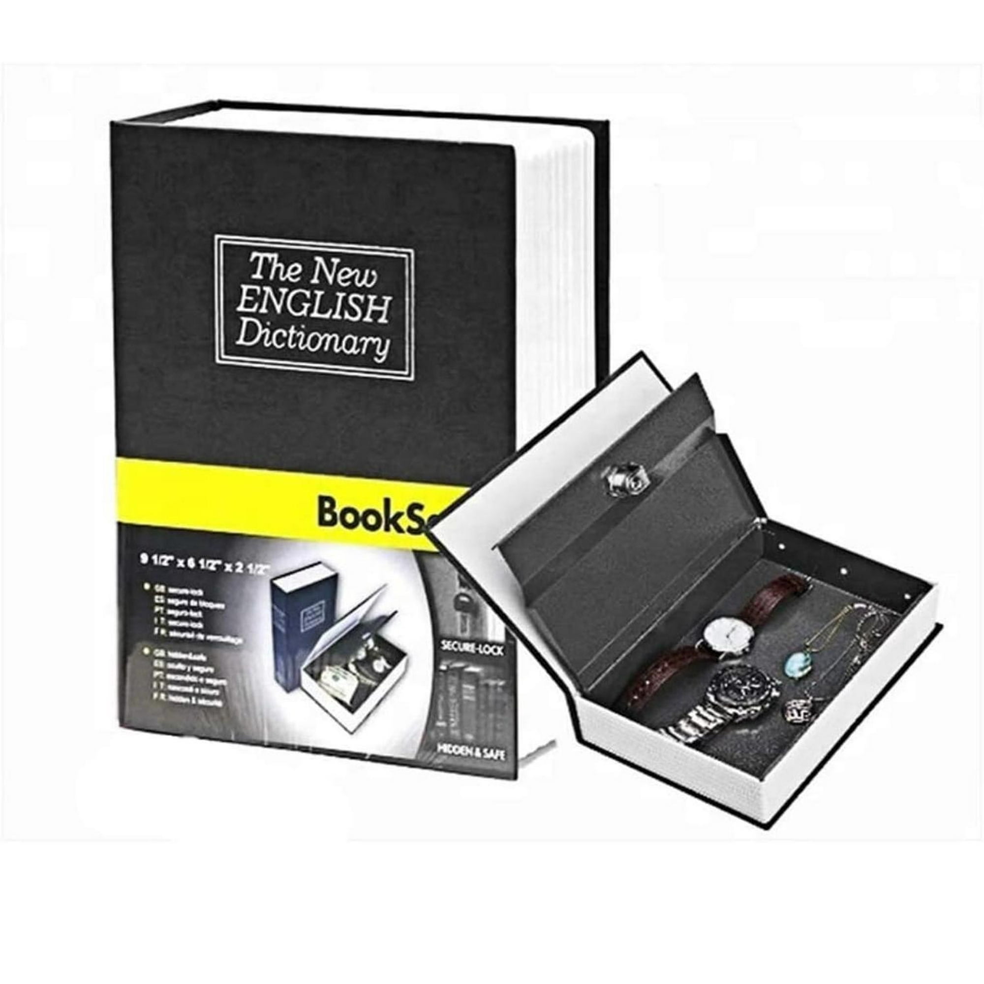 Genérico - Caja Fuerte De Seguridad Forma De Libro Negro