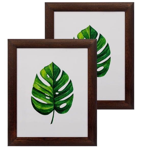 Marco de fotos SimpleMe 20 × 25 cm – Juego de 2 en marrón oscuro