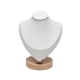 thumbnail image 1 of Busto De Exhibición De Collar Estable Liso Para Tocador Tienda Minorista Sala De Exposición S Blanco, 1 of 3