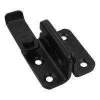 Bothyi - Pestillo Abatible Para Puerta, Pestillo De Seguridad Para Puerta, Cierre Para Ventana De Garaje, Granero, Negro, S, Abierto A La Izquierda