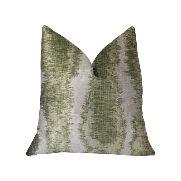 Cojín decorativo de lujo Plutus Brands Green Haven, 56% algodón, 28% lino, 16% viscosa