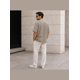 thumbnail image 2 of Polera Hombre Oversize Manga Corta Cuello Redondo Lisa Cafe, 2 of 6