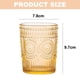 thumbnail image 2 of Vasos de agua vintage de 300 ml, vasos románticos para beber, juego de cristalería para zumos, bebidas, cerveza y cócteles., 2 of 6