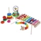 thumbnail image 1 of Juego De 4 Juguetes Educativos De Madera, Xilófono, Cuentas, Laberinto, Anillo, Torre Caterpillar #B, 1 of 5