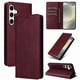 thumbnail image 5 of Funda Cartera para Samsung Galaxy S24 Plus con Ranuras Tarjetas y Soporte - Protección Completa Rojo, 5 of 5