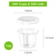 thumbnail image 2 of Juego de vasos Jello Shot Cups Dealusy 360 de 30 ml con tapa, aptos para alimentos, 2 of 7