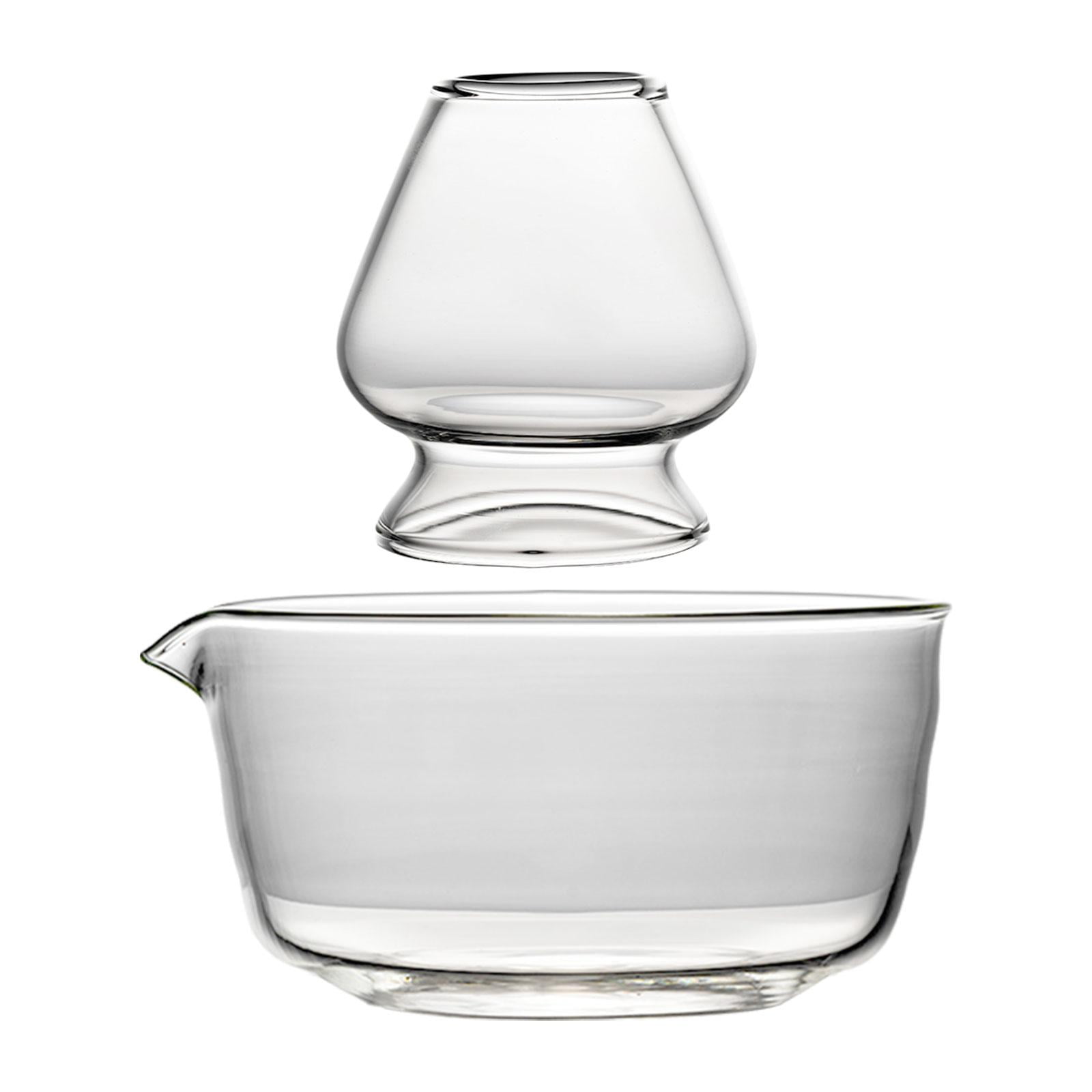 Bothyi - Spout Matcha Bowl Set Matcha Ceremony Starter Matcha Bowl Glass Tea Set Style E Style E