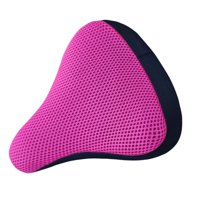 Ioensy - Funda Protectora Para Sillín De Bicicleta, Suave, Para Hombres Y Mujeres, Bicicleta De Carretera, Color Rojo Rosa