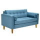 thumbnail image 2 of Sofa Retro 2c Felpa 04 Azul Petroleo, 2 of 6