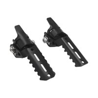 Magideal - Estribos Delanteros Para Motocicleta Highway, Reemplazo Directo De Reposapiés De 22-25Mm Para Bmw R1250Gs Lc Gsa, Fácil De Instalar, Accesorios Negro