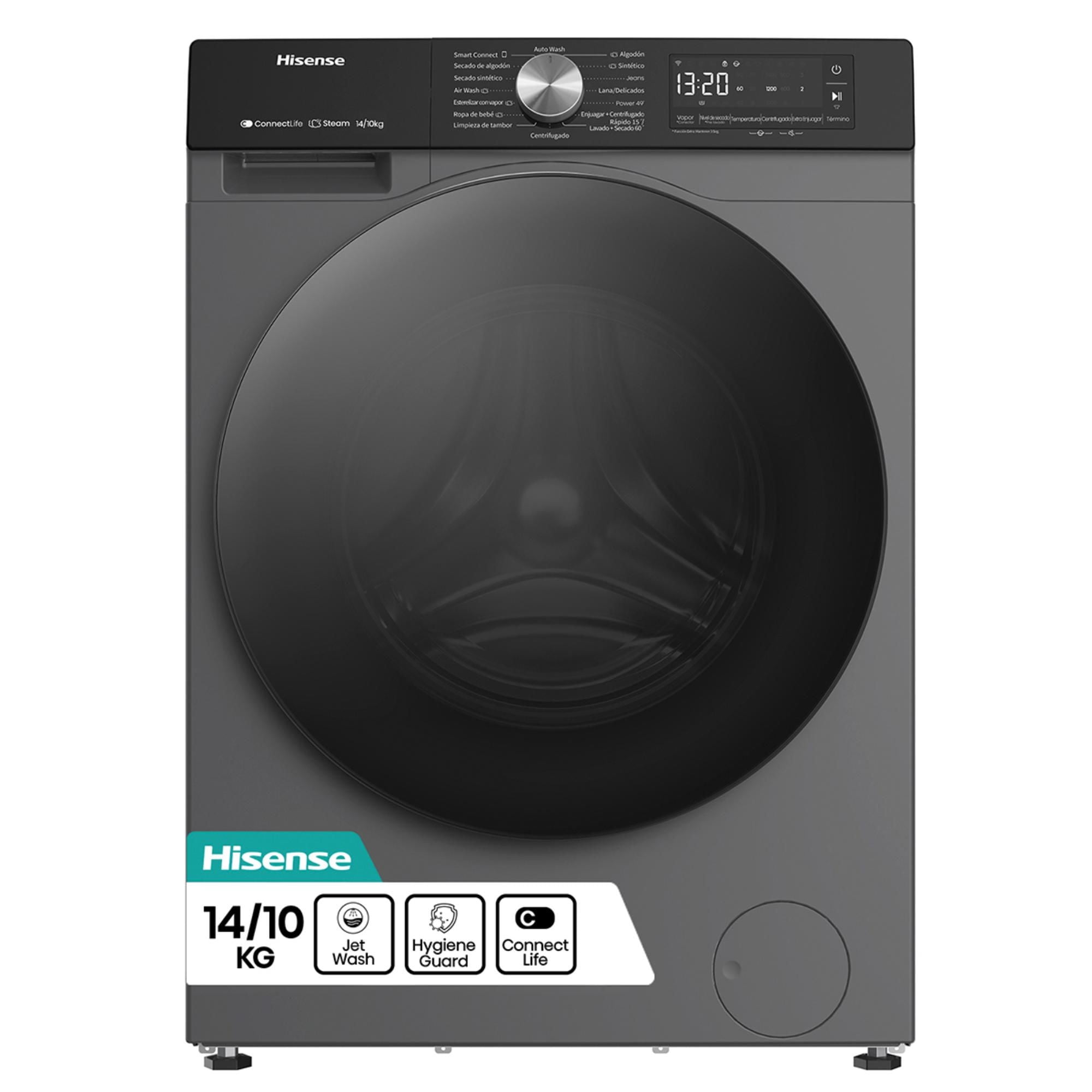 Hisense - Lavadora Secadora 14 Kg / 10 Kg Wd3S1443Bt
