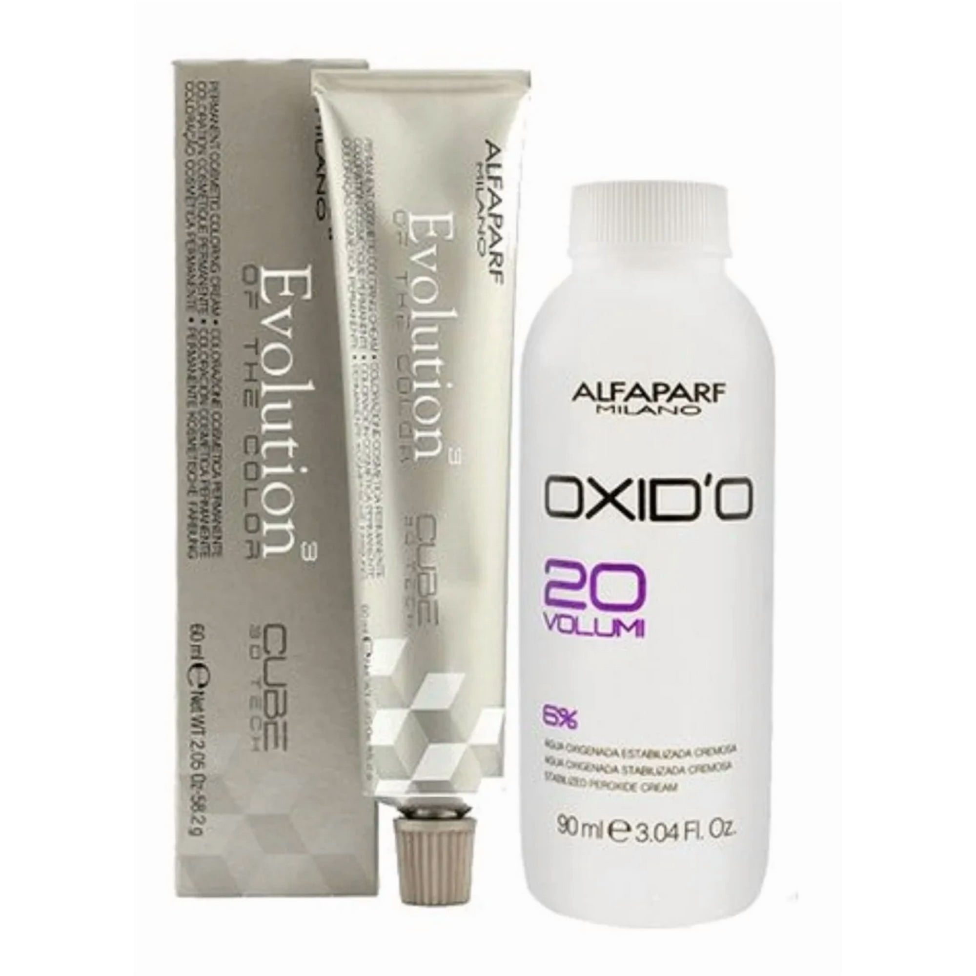 Tintura Evolution 60ml + Oxidante 90ml Alfaparf 1 Negro | Lider