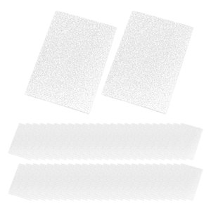 Magideal - 50 Fundas Para Tarjetas, Cargadores Superiores, 3,98 Pulgadas X 2,99 Pulgadas, Protección De Cartas De Baraja Portátil Coleccionable Para Tarjetas Com D