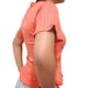 thumbnail image 2 of Polera Mujer Algodon Manga Corta Tejido Hilo Colores 1084, 2 of 3