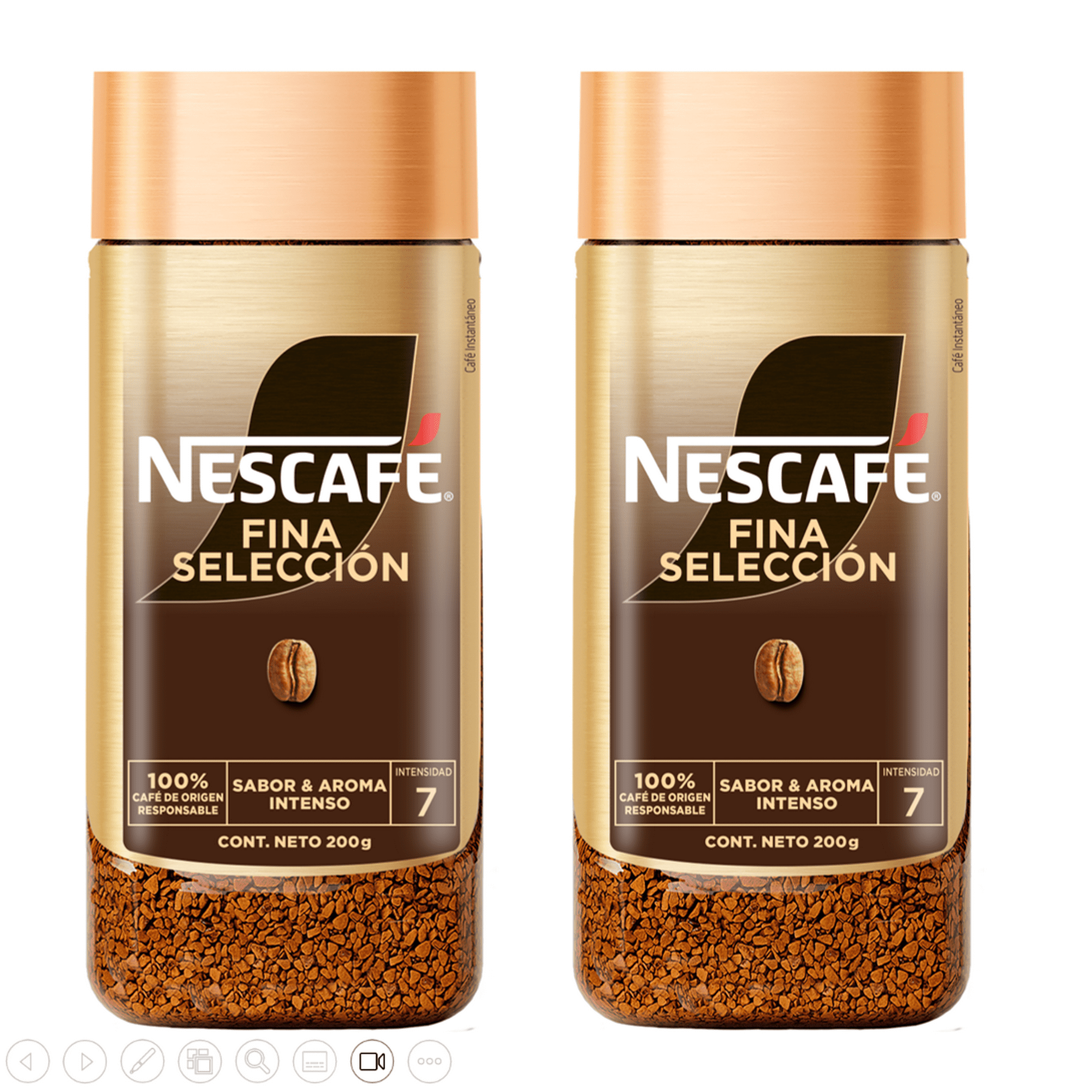 Café Nescafé® Fina Selección Frasco 200g Pack X2.