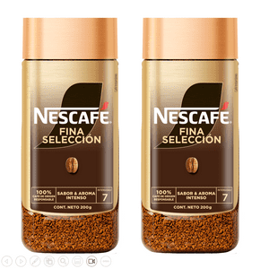 Café Nescafé® Fina Selección Frasco 200G Pack X2