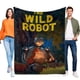 thumbnail image 1 of El Robot Salvaje anti-pilling, suave, ligera, esponjosa y acogedora de lujo para hogar y cocina – Perfecta para niños y adultos,70X110cm, 1 of 6