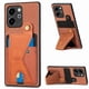 thumbnail image 1 of Funda Resistente para Honor 80 SE con Tarjetero y Soporte, Diseño Magnético Marrón, 1 of 5