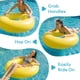 thumbnail image 4 of Flotadores para Piscina Funscape Paquete de 3 Aros de Natación de 112 cm con Asas, 4 of 7