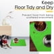 thumbnail image 3 of Tapete de silicona impermeable para comedero de mascotas, bordes elevados que evitan derrames de comida y agua., 3 of 5