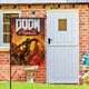 thumbnail image 2 of Doom Eternal-bandera de jardín temática. Regalo perfecto para fans, amigos y familiares, ideal para actividades al aire libre y decoración de fiestas.28CM*45CM, 2 of 5