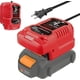 thumbnail image 1 of Mini Cargador Compatible para Worx 6pin 20V Batería de Iones de Litio Reemplazo para Estación de Carga de Iones de Litio, 1 of 7