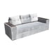 thumbnail image 2 of Sofa Wilson 3c + 2 Pouf Gris, 2 of 3