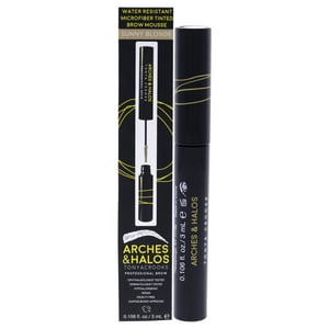 Arches And Halos - Mousse Para Cejas Teñida De Microfibra - Rubio Soleado De Para Mujeres - Mousse De 0.106 Oz